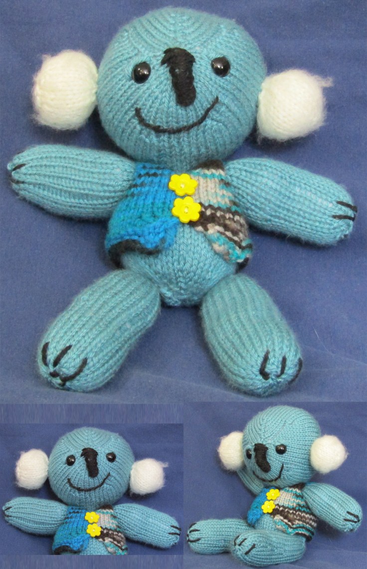 Le koala de Quenours d'Amour - Hauteur : 30 cm Largeur : 24 cm Prix : 35.00$ CDN Pour commander : quenoursdamour@gmail.com