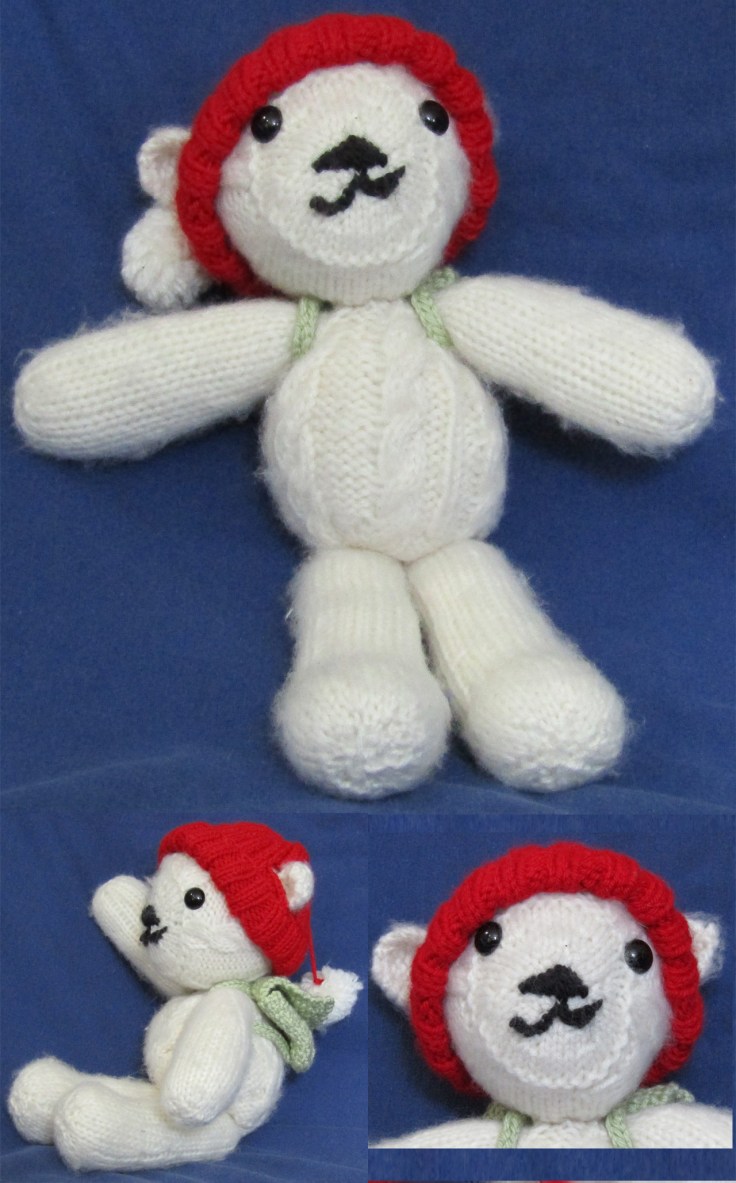 L’ourson campeur de Quenours d’Amour. Hauteur : 34 cm Largeur : 26 cm Prix : 30.00$ CDN Pour commander : quenoursdamour@gmail.com